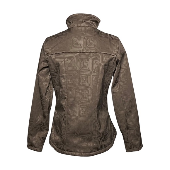 Skea Vail Colorado Women's Ski Jacket Size 8 Brown Bronze Full Zip Sleeve Pocket - Picture 4 of 11